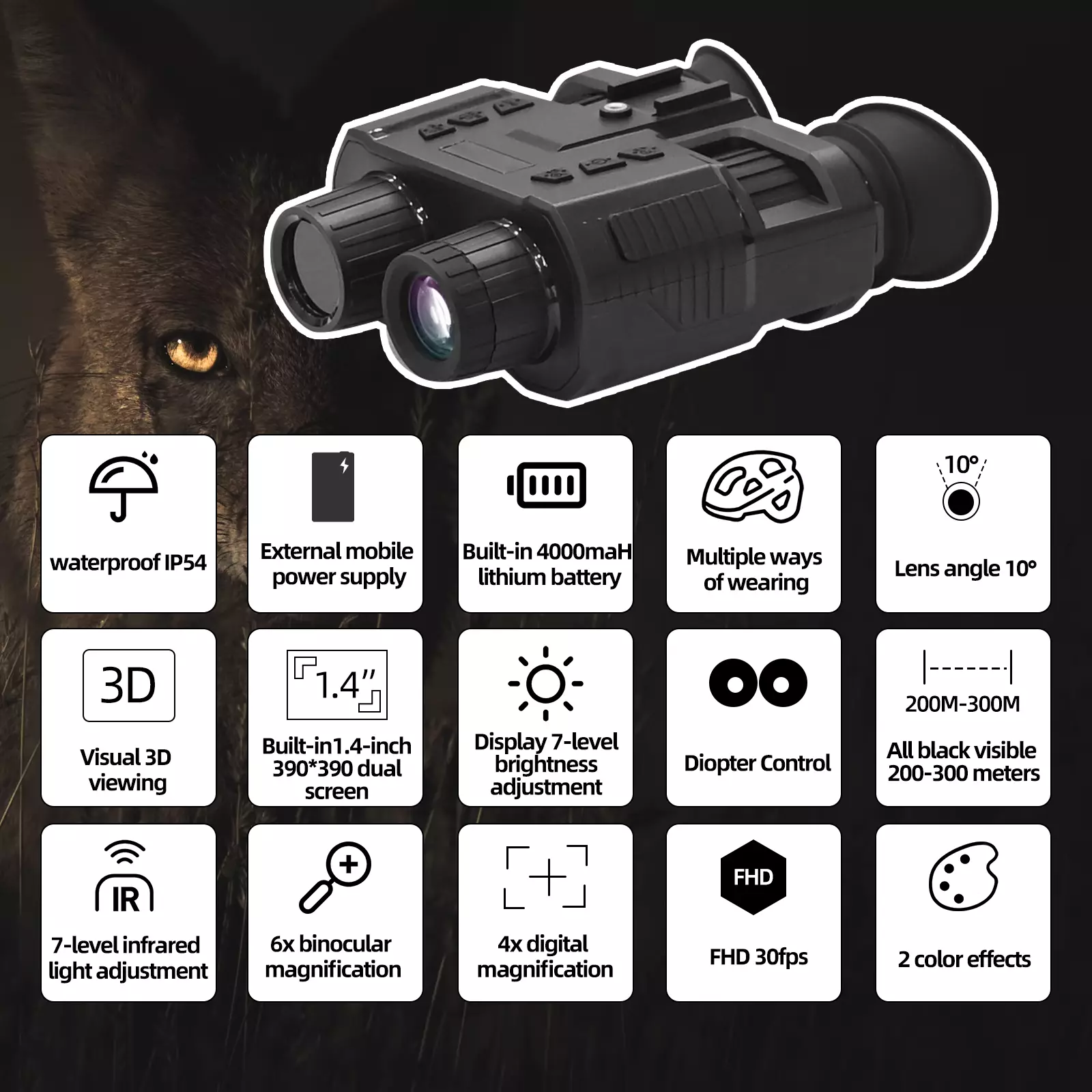 Бинокль ночного видения NV8000