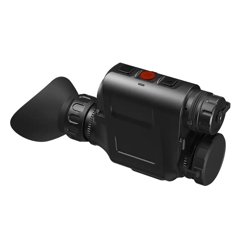 Термальный монокуляр Бинок для охотничьей модели THM10 на белом фоне