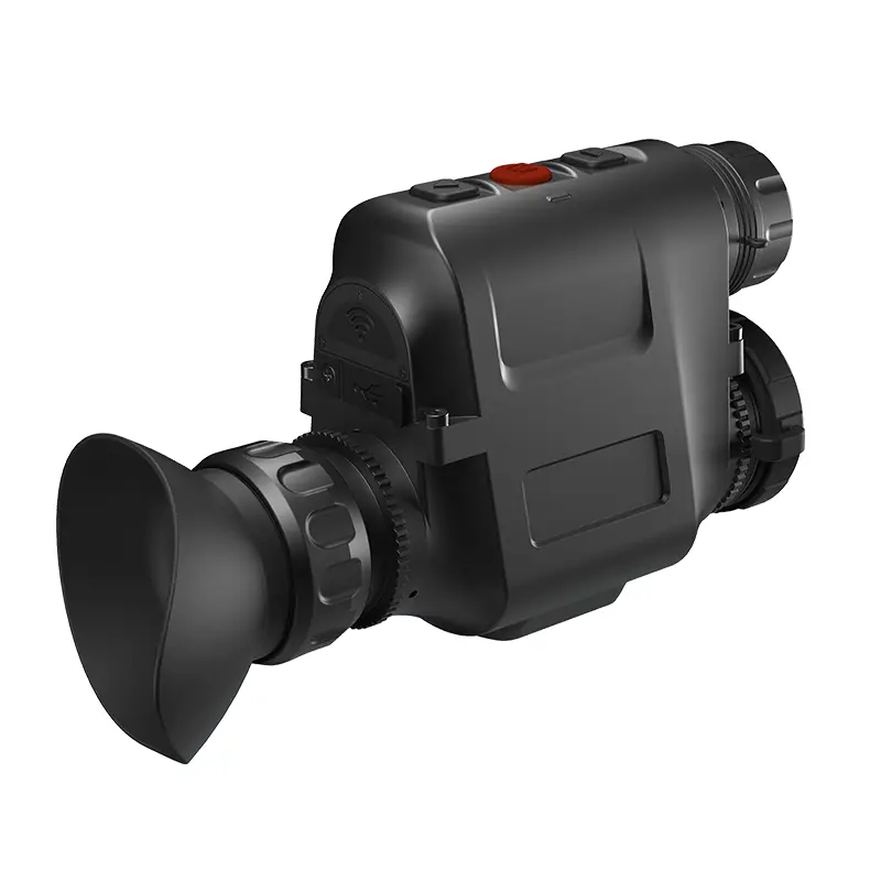 Термальный монокуляр Бинок для охотничьей модели THM10 на белом фоне